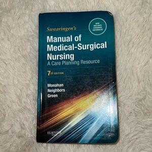 Nursing ELSEVIER manual of medical-surgical textbook